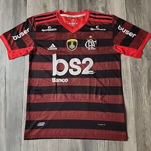 Adidas 2019 Conmebol Flamengo Size M Soccer Jersey #9 Gabriel B.